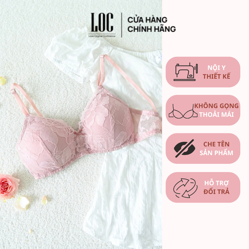 Áo ngực ren không gọng mút liền, BSTRLN cơ bản, nhẹ nhàng, nữ tính đi học đi làm LOC | BigBuy360 - bigbuy360.vn