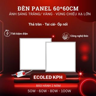  Đèn Panel Âm Trần 600x600mm 50W 60W 80W 100W Đèn Led Âm Trần Đèn Âm Trần Led Âm Trần PANEL 