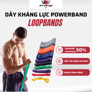  Dây Kháng Lực – Dây PowerBand Đa Năng Tập Gym Yoga Xà Đơn Pilates Siêu Bền Cao Su Tự Nhiên 