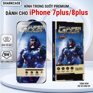  Kính cường lực iPhone 7 plus   8 plus premium trong suốt Miếng dán bảo vệ màn hình điện thoại ip 