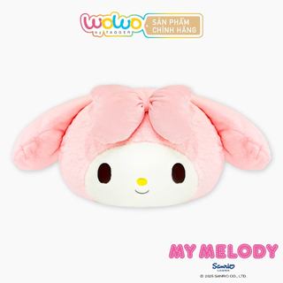  Gối ôm Gối tựa lưng Thỏ My Melody 35cm Gối Sofa Gấu bông Cute Cao cấp Mềm mịn Dễ thương - Chính hãng từ WOWO by TAGGER 