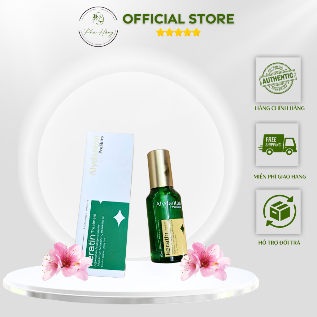 Tinh Dầu Dưỡng Tóc ALYDANTON ARGAN OIL 60ML Dưỡng Ẩm Tóc - Phục Hồi Tóc Hư Tổn