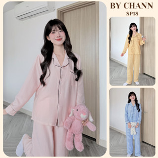  Bộ Đồ Ngủ BY CHANN  SP18  áo dài quần dài họa tiết dễ thương chất liệu đũi mềm  có bigsize đến 80kg  