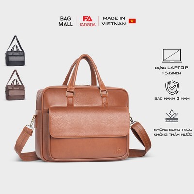 Cặp da nam công sở đa năng Fadoda FCD3