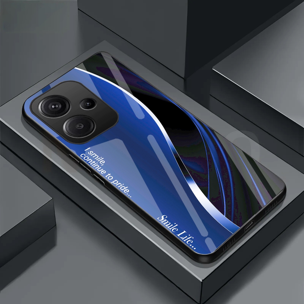 Ốp lưng XIAOMI REDMI 13/ REDMI 13X Mặt lưng kính tráng gương, sang trọng, độc đáo