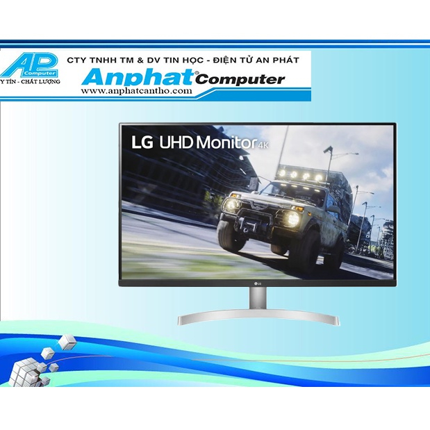Màn hình LCD LG 32UN500-W (31.5inch/4K/VA/60Hz/4ms/350nits/HDMI+DP+Audio/Loa) - Hàng Chính Hãng - Bả