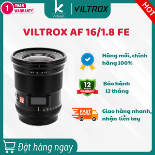 VILTROX AF 16mm F1.8 FE Full Frame - Ống Kính Góc Rộng Cho Sony E-mount - Hàng Chính Hãng 