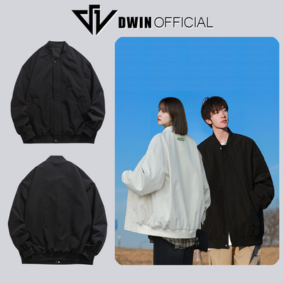 Áo khoác gió nam nữ DWIN local brand bomber vải dù 2 lớp unisex form rộng chống nước không nhăn AK05A