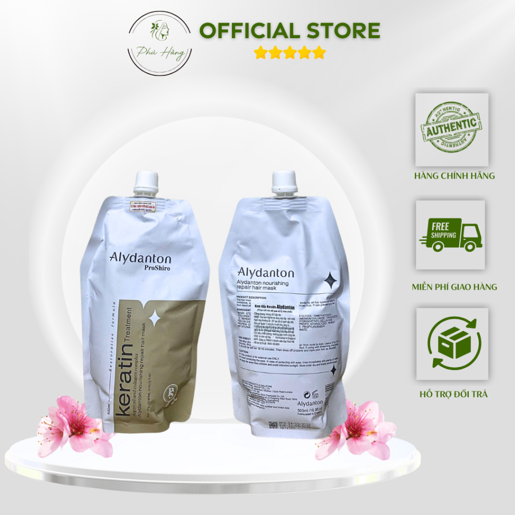 Kem Ủ Hấp tóc ALYDANTON 500ML Phục Hồi Tóc Hư Tổn Chuyên Sâu Hương Nước Hoa