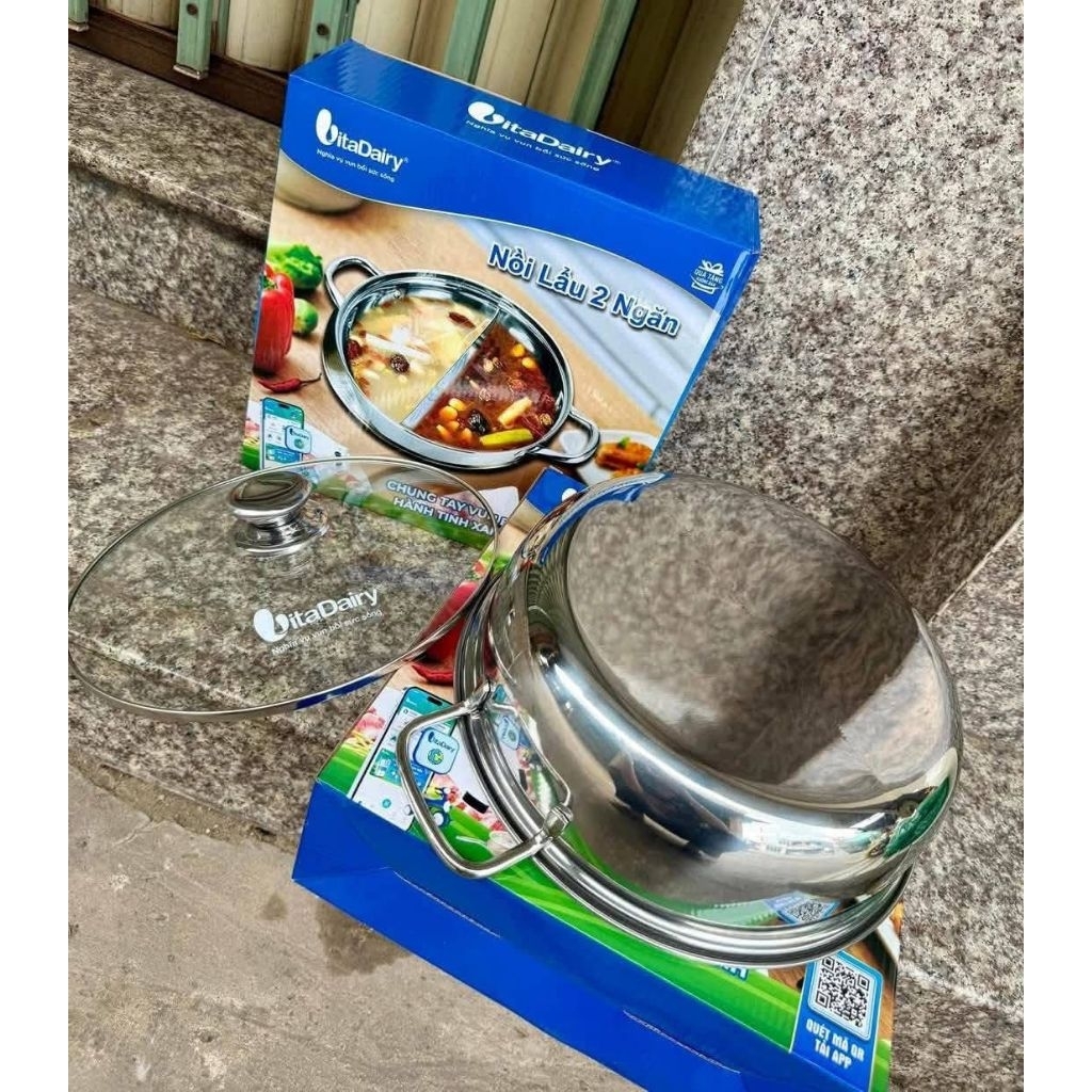 NỒI LẨU 2 NGĂN ĐA NĂNG 26cm