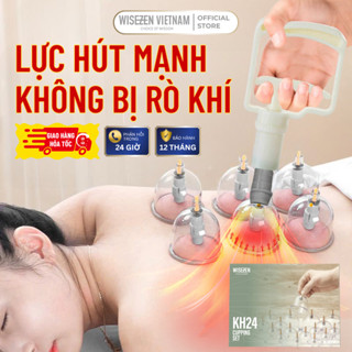 Hàng Mới Bộ Giác Hơi 24 Ống Không Dùng Lửa Hút Chân Không Wisezen An Toàn Tiện Lợi Hàng Chính Hãng