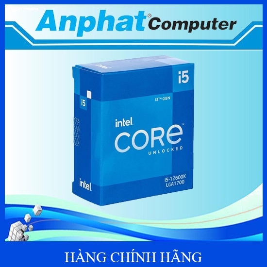 Bộ vi xử lý CPU Intel Core i5-12600K 3.7GHz turbo up to 4.9Ghz, 10C/16T, 20MB Cache Socket LGA 1700 