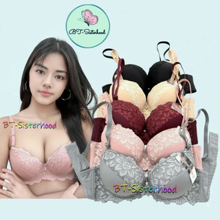  Áo lót nữ Sisterhood 2227 Thái Lan có gọng mút dày 3.5cm nâng ngực  form CUP A áo ngực viền ren trẻ trung LAVENUSA 