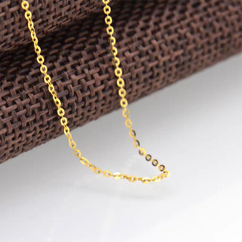 Dây chuyền Bạc 925 vòng cổ nữ bạc trơn S925 MINIMAL QA SILVER Necklace NE170304