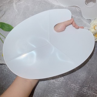 KHAY BẢNG PHA MÀU TO, TRƠN, TRẮNG