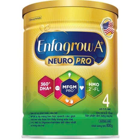 SỮA ENFAGROW A+4 hộp 830g/1,7kg
