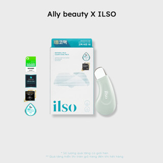  Mặt nạ mũi ủ mụn đầu đen sợi bã nhờn hộp 10 miếng ilso Natural Mild Clear Nose Pack 