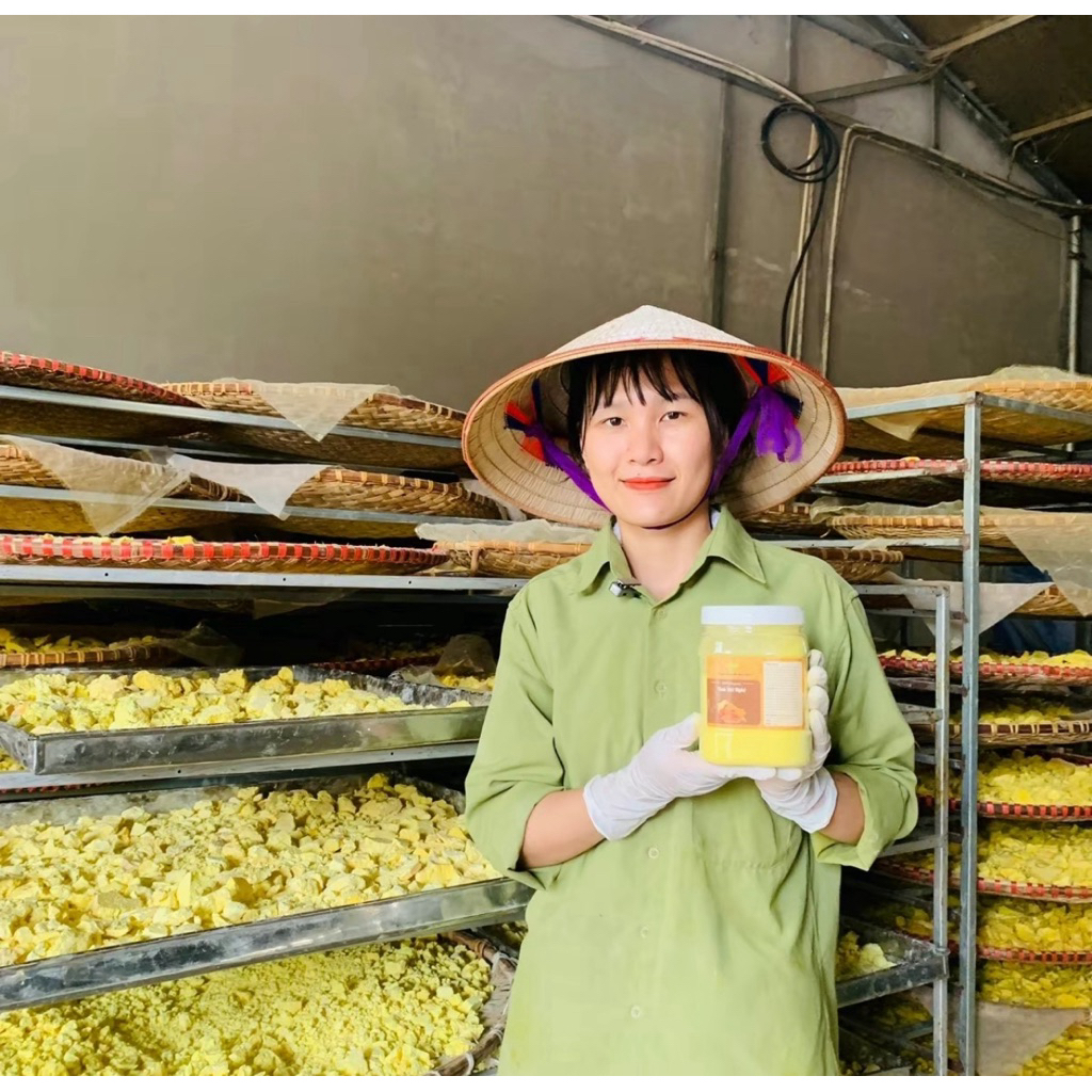 Tinh bột nghệ đỏ nguyên chất hũ 500gr