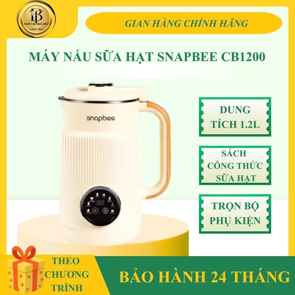 Máy Nấu Sữa Hạt SNAPBEE CB1200 - bảo hành chính hãng 24 tháng