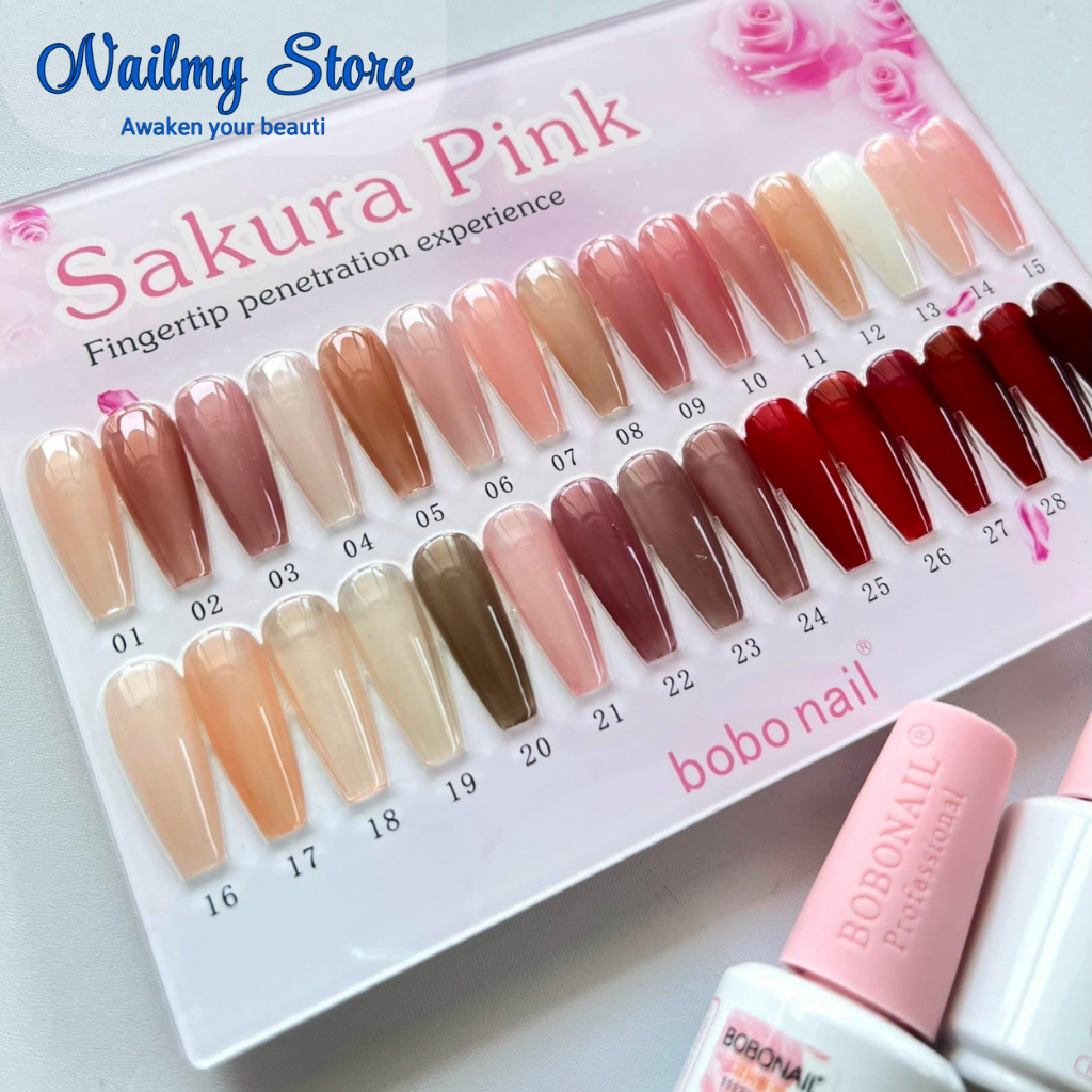 Sơn gel thạch Bobo 30 màu (lẻ chai) - Phụ kiện móng tay