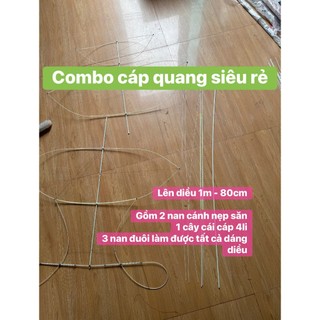  Combo cáp quang siêu rẻ làm diều mini 1m-80cm 