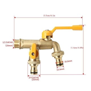 Vòi hồ Inox mờ 304 phi 21 - vòi hồ thau, vòi hồ vườn, vòi hồ đôi đa năng, vòi hồ đẹp