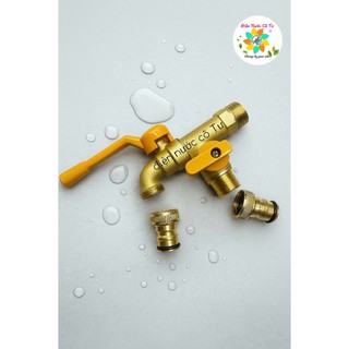 Vòi hồ Inox mờ 304 phi 21 - vòi hồ thau, vòi hồ vườn, vòi hồ đôi đa năng, vòi hồ đẹp