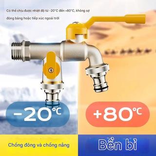 Vòi hồ Inox mờ 304 phi 21 - vòi hồ thau, vòi hồ vườn, vòi hồ đôi đa năng, vòi hồ đẹp