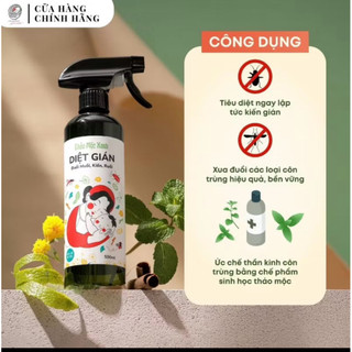 Diệt Kiến Gián Ruồi Muỗi Côn Trùng Tự Nhiên An Toàn Cô Cà Chua 500ml