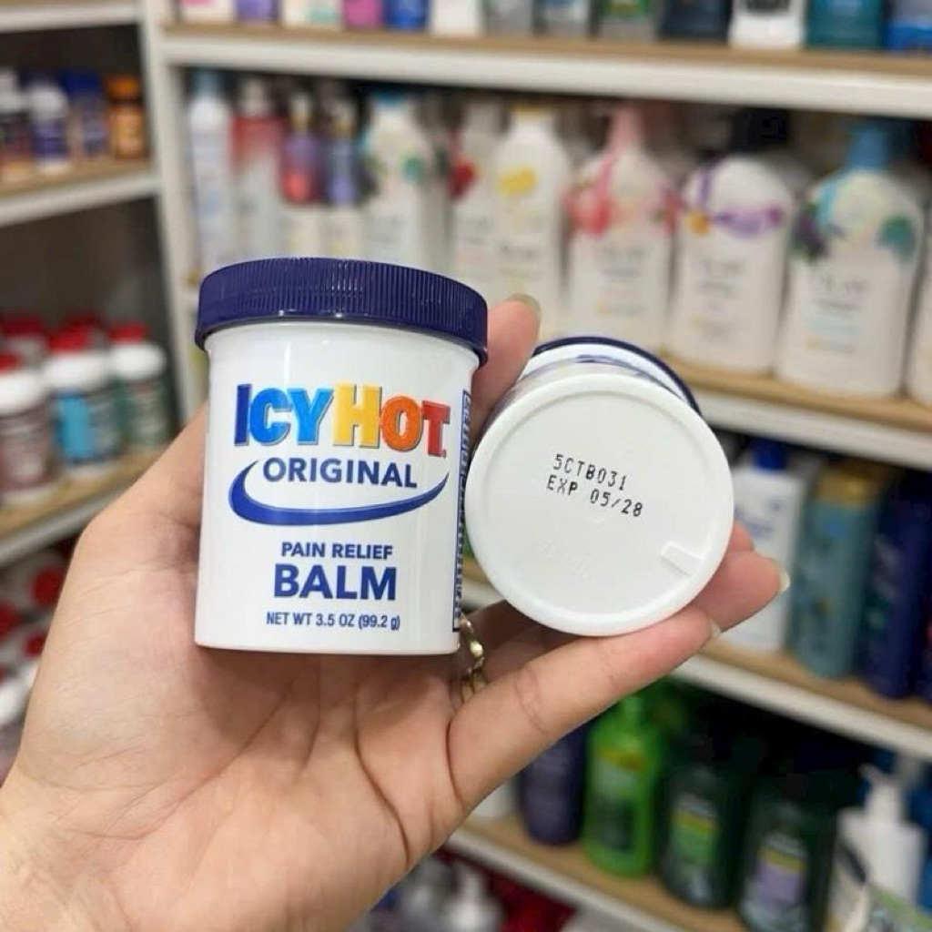 DẦU CÙ LÀ MỸ - DẦU NÓNG XOA BÓP GIẢM ĐAU NHỨC - ICY HOT BALM