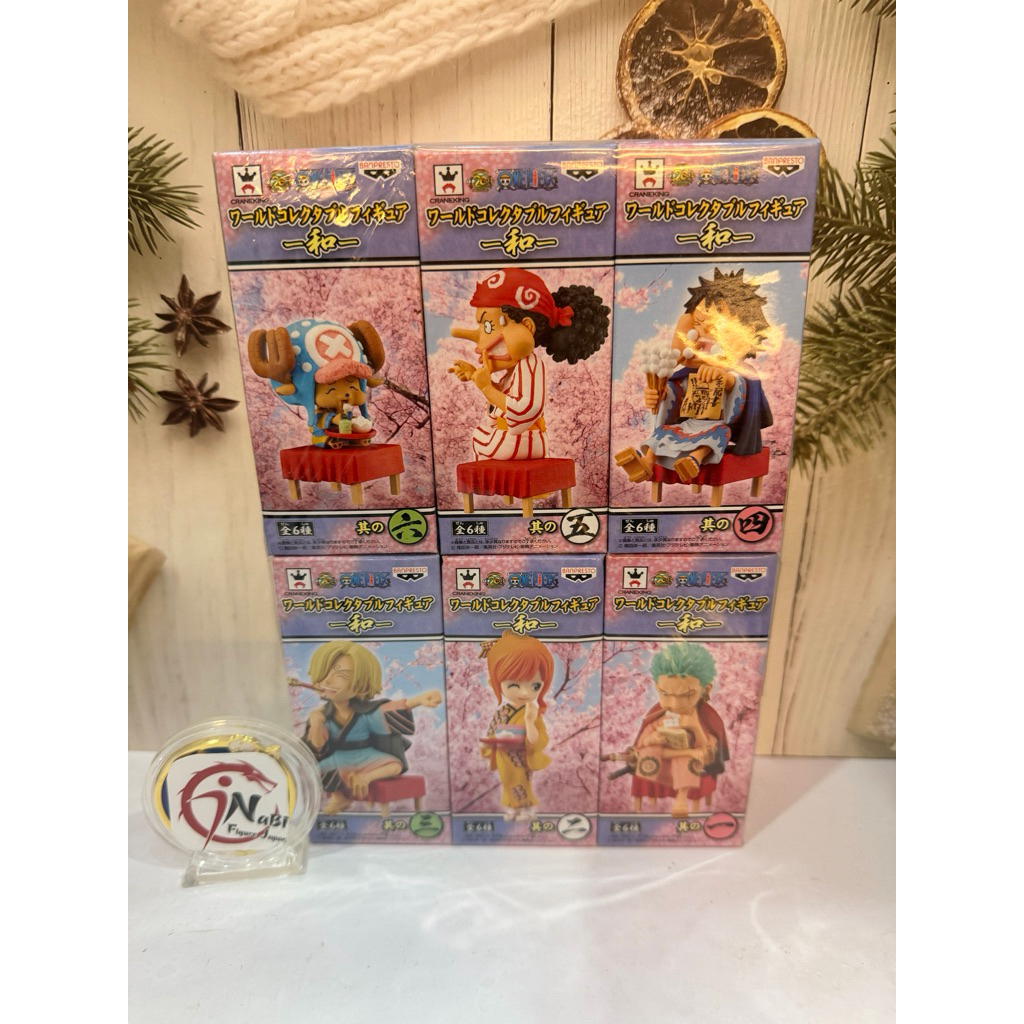 Mô hình One piece wcf chính hãng Full set Kimono hàng hiếm vua hải tặc luffy nami chopper zoro usopp