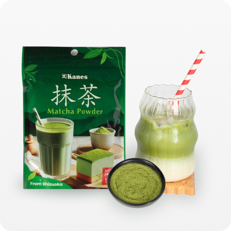 Bột trà xanh Matcha Uji 30g và Matcha Kanes 50g