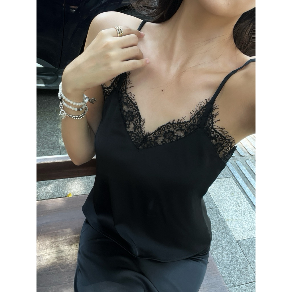 [DELPHINE]_Áo 2 dây lụa mới