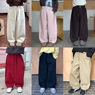   16-45kg SIÊU XỊN  Quần kaki suông cho bé trai bé gái AMBB Quần jean suông trẻ em Sukun Quần thô suông bé trai 