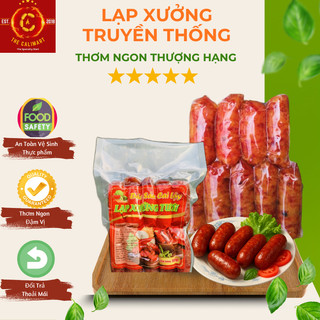  Lạp xưởng heo Cai Lậy The Calimart  Loại Đặc biệt  Vị truyền thống túi 500g 