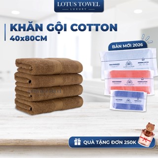  Khăn tắm nhỡ CHÂU ÂU 40x80cm  100% COTTON siêu mềm mịn thấm hút dày dặn - LOTUS TOWEL 