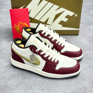 Giày Thể Thao Sneaker NIKE JODAN Rồng Đỏ , Xanh Navy Cổ thấp Nam Nữ, Giày JD 1 Shashiko, Rắn Tím Hàng Đẹp