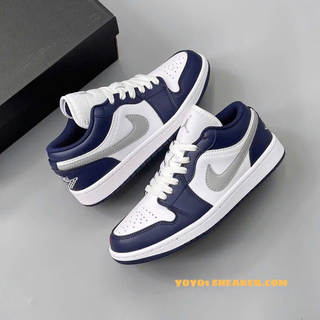 Giày JD1 Low Rồng Đỏ Nam Nữ Size 36>43 Giày JD Xanh Navy Nam Nữ Bản Cao Cấp full box | BigBuy360 - bigbuy360.vn