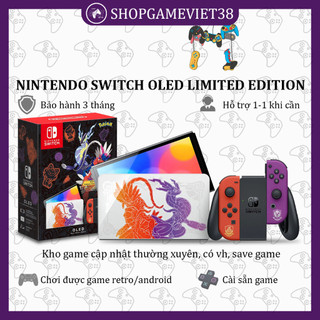 Nintendo Switch OLED Pokémon Scarlet & Violet  EDITION  - cài sẵn game