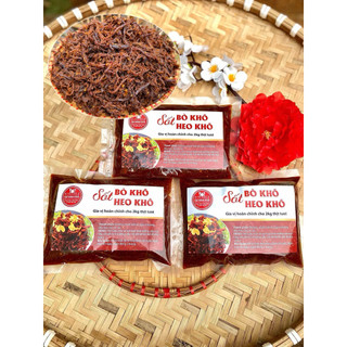    Hàng Có Sẵn   Sốt ướp làm Thịt Bò Khô Heo Khô.   Túi 500g   Ướp được 2,5kg thịt tươi. 