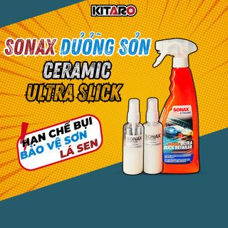 Xịt dưỡng sơn SONAX HIGH SPEED WAX 288200 làm bóng, bảo vệ sơn tạo hiệu ứng lá sen