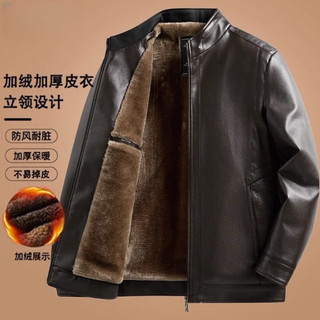  Áo Khoác Da Lót Lông Nam Siêu Ấm Cổ Bomber Cá Tính Hàng QC OD  