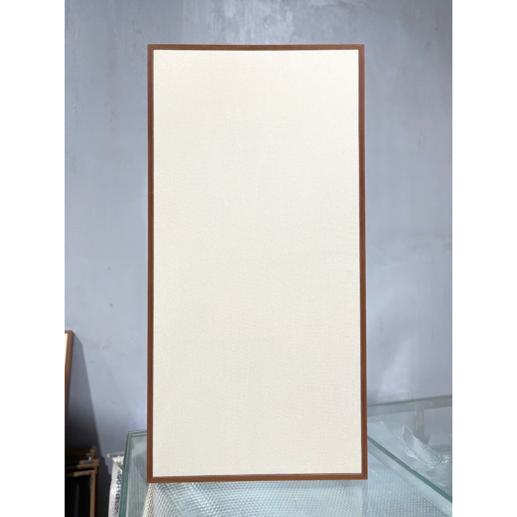 Tấm Tiêu Âm Bọc Vải Nỉ CÓ VIỀN GỖ Nhiều Kích Thước Dày 6cm FABRIC ACOUSTIC PANEL
