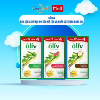 Combo 5 Gói x 6G Dầu Gội ÔLIV Nuôi Dưỡng Tóc Chắc Khỏe Bồng Bềnh/Ngăn Gãy Rụng/Phục Hồi Hư Tổn