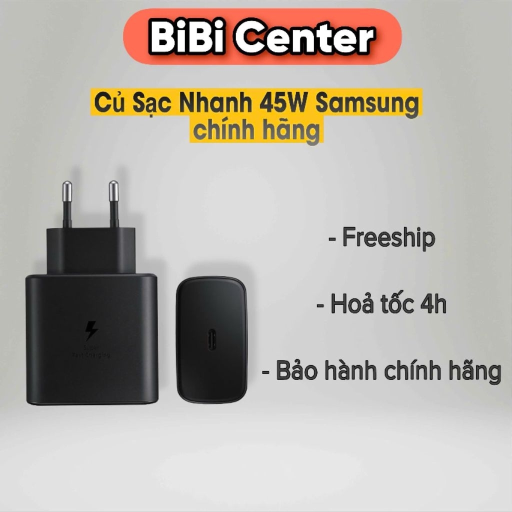 Củ Sạc Nhanh 45W Chính Hãng Samsung
