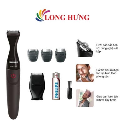 Máy cạo tỉa râu đa năng Philips MG1100/16 - Hàng chính hãng