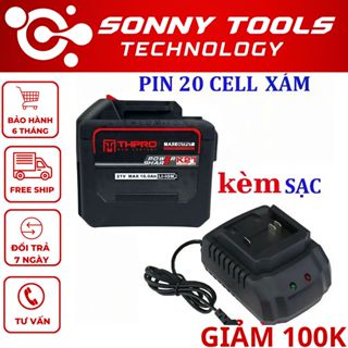  combo sạc pin 20 cell dùng máy khoan máy xiết bulong quạt cầm tay 