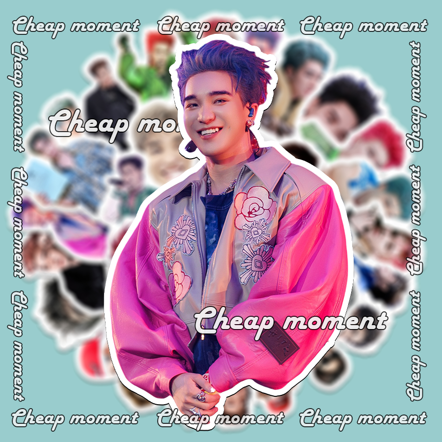 Sticker Ogenus ver1 Anh trai say hi  ATSH trang trí mũ bảo hiểm, laptop sổ tay