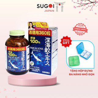 Viên uống sụn vi cá mập orihiro squalene 360/ 390 viên nhật bản hỗ trợ mắt tim mạch xương khớp