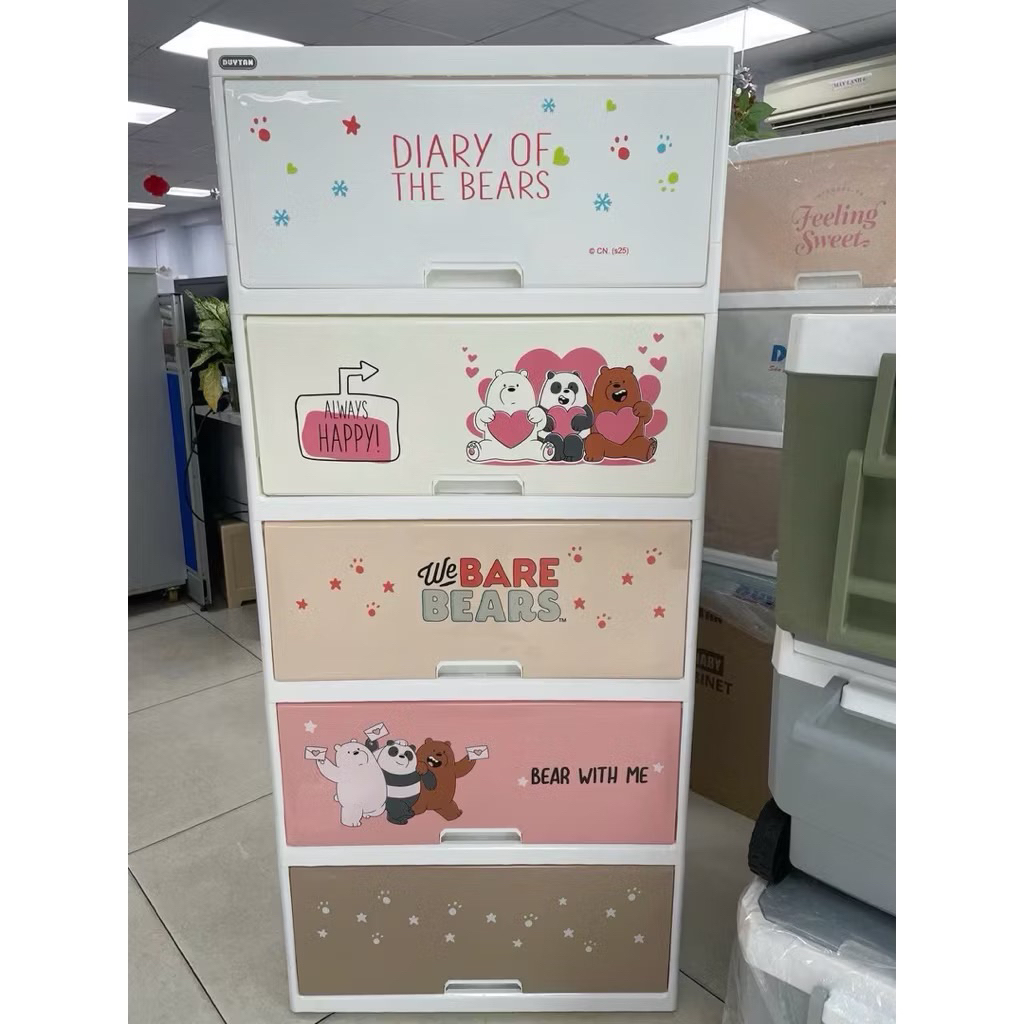 Tủ nhựa duy Tân Nanaby 5 tầng , tủ nhựa duy Tân new , tủ nhựa duy Tân 4 tầng